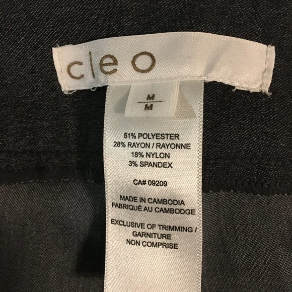 AE Boot Cleo Charcoal Grey Slimming Panel Pants - Picture 3 of 6